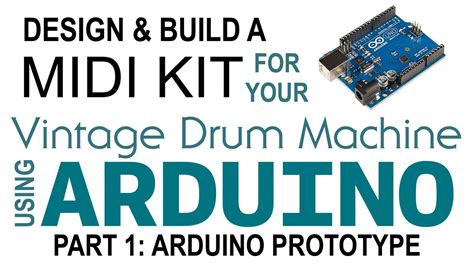 Design A Drum Machine MIDI Kit Using Arduino Part 1 YouTube