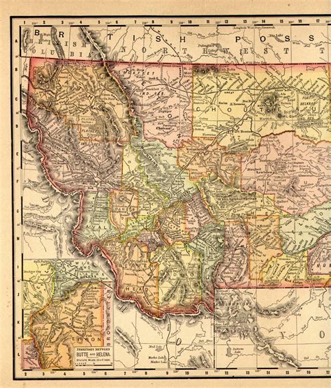 Western Montana Map Of Towns