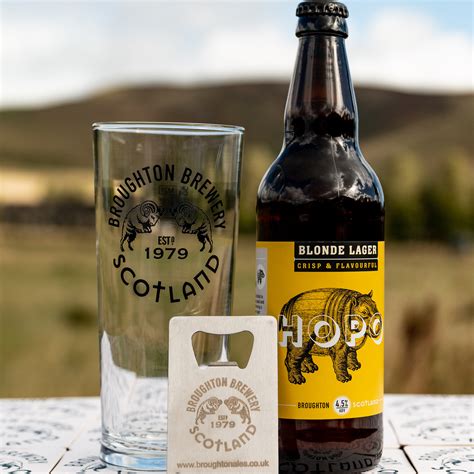 HOPO BLONDE LAGER – SALE!! | Broughton Brewery