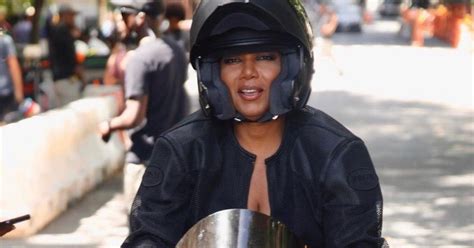 Does Queen Latifah Ride the Motorcycle in 'The Equalizer'?