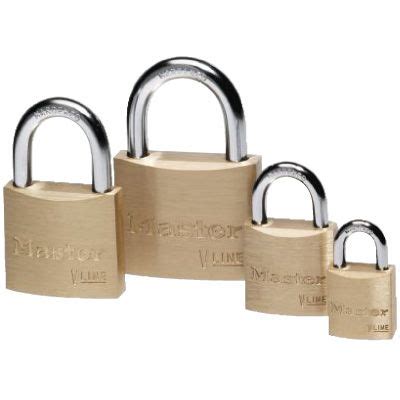 Master™ Keyed-Alike Brass Padlocks | Emedco