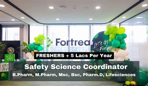 Freshers 5 LPA Fortrea Hiring Safety Science Coordinator