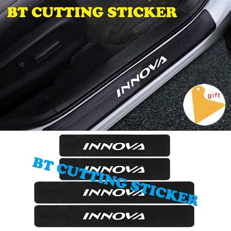 Jual Pecs Sticker Carbon D Stiker Pengaman Mobil Toyota Innova