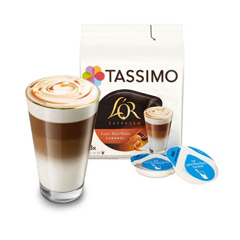 Tassimo Coffee Pods L Or Espresso Latte Macchiato Caramel 5 Packs 40 Drinks 8711000373187 Ebay