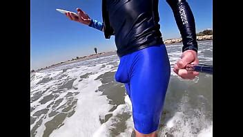 Men And Women On The Beach Get Horny Seeing My Cock In Wet Spandex Xvideos