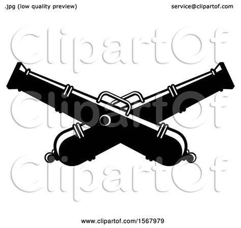 Field Artillery Cross Cannons Clip Art Library Clip Art Library