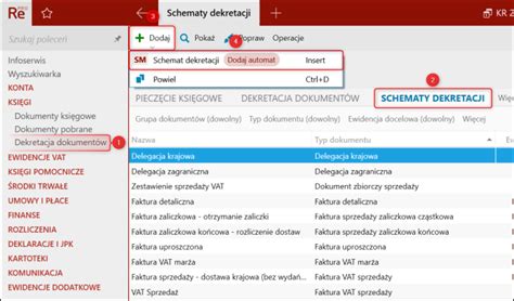 Rewizor Nexo Tworzenie Schematu Dekretacji Wyci Gu Bankowego Dla