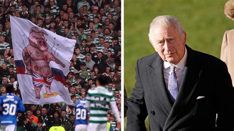 Football Celtic Fans Brutal King Charles Chant Scottish Cup