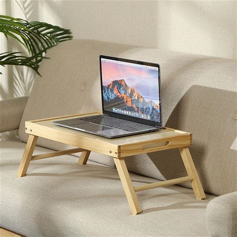 Houten Laptop Tafel Eenvoudige Computer Bureau Voo Grandado