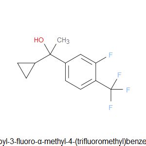 α Cyclopropyl 3 fluoro α methyl 4 trifluoromethyl benzenemethanol