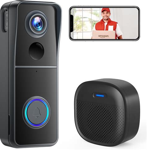 Wireless Doorbell Camera With Chime XTU 1080P HD Video Doorbell Night