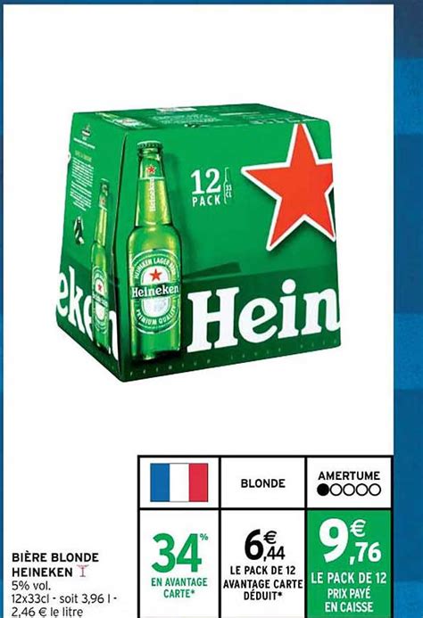 Promo Bi Re Blonde Heineken Chez Intermarch Contact Icatalogue Fr