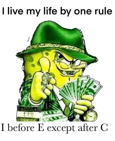 Spongebob Money Meme Gangster