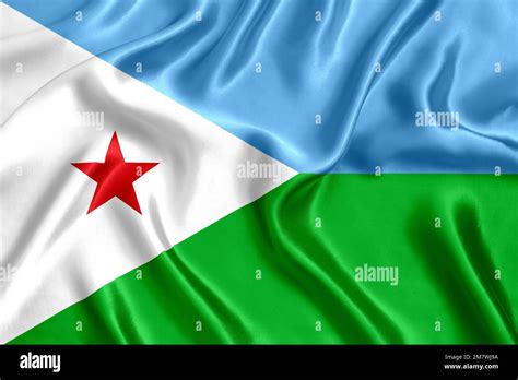 Flag of Djibouti Stock Photo - Alamy