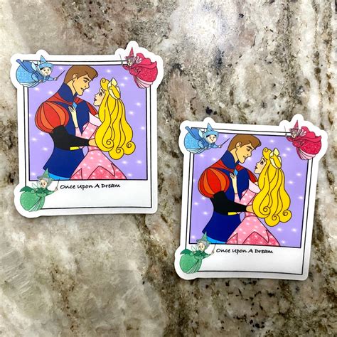 Sleeping Beauty Sticker Vinyl Disney Sticker Sticker Etsy