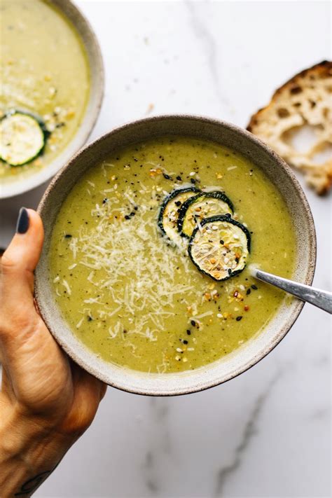 Creamy Parmesan Zucchini Soup A Simple Palate