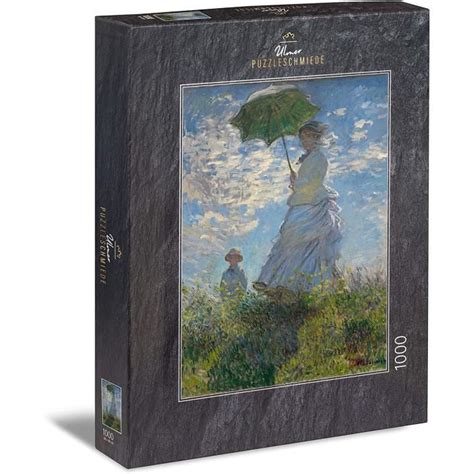 Tableau Puzzleschmiede Puzzle Claude Monet Femme L Ombrelle