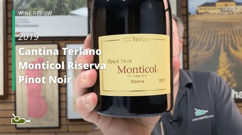 Wine Review Cantina Terlano Monticol Riserva Pinot Noir 2019 YouTube