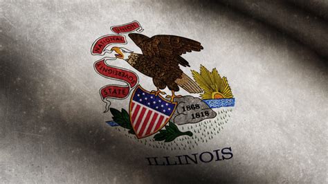 Illinois State Flag - Extended License | HD Backs