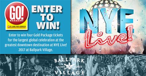 Enter to WIN: NYE Live! 2017 at Ballpark Village Enter to win four Gold ...