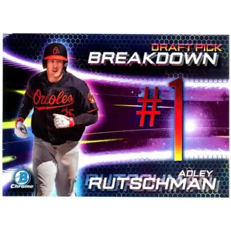 Mlb Topps Bowman Draft Single Card Adley Rutschman Bd Pre Rookie