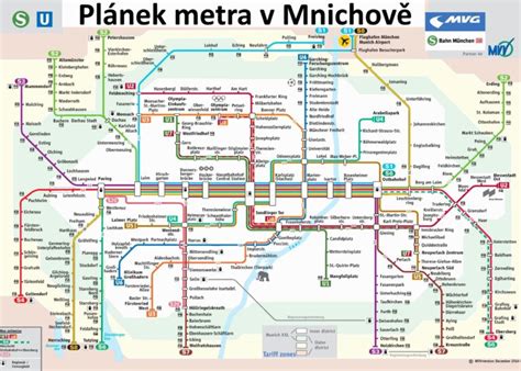 Metro Mnichov Mapa Mhd Cena J Zdenky Trasy