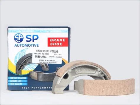 Aluminium Hero Cd Deluxe Brake Shoe Rear At Rs Set In Surat Id