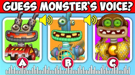 All Wubbox Guess The Monster S Voice My Singing Monsters Youtube