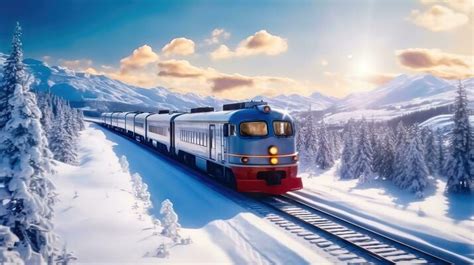 Winter Train Stock Photos, Images and Backgrounds for Free Download