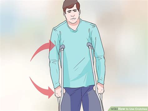 How To Use Crutches Steps With Pictures Wikihow