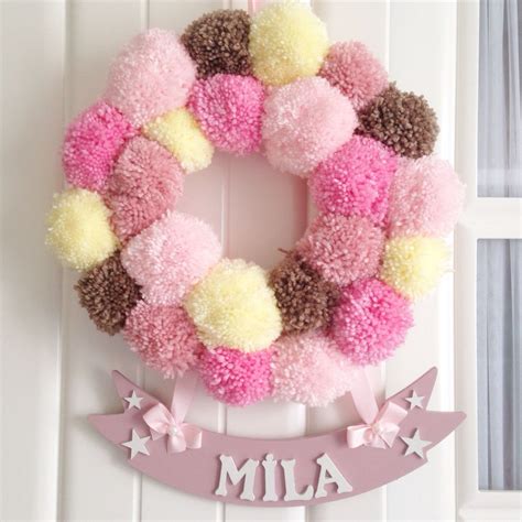 Door Wreath For Baby Rooms Nursery Room Decoration Ideas By