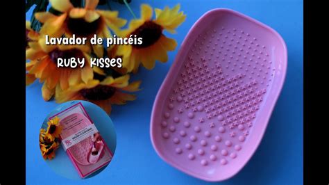 Testei o lavador de pincéis da Ruby Kisses YouTube