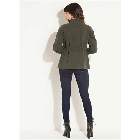 Quintess Jaqueta Parka Verde Musgo GLAMI Br