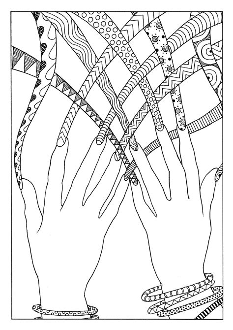 Nail Art Coloring Pages Coloring Nation