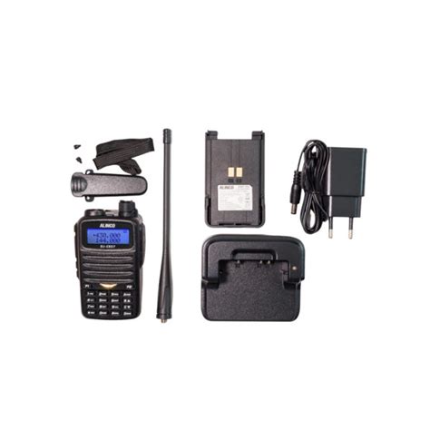 ALINCO DJ CRX 7 Walkie Talkie Bibanda VHF UHF 144 440 Mhz La Tienda