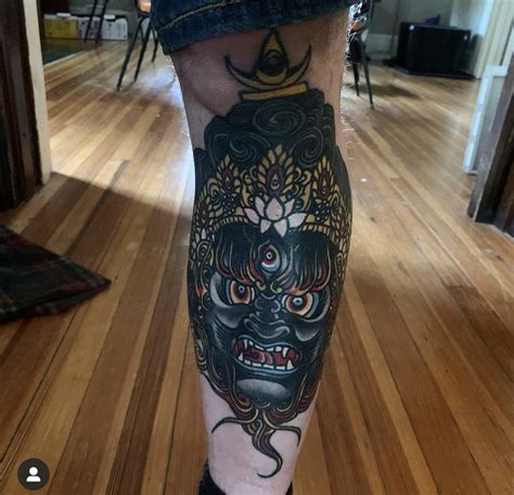 Mahakala Artist Joseph Nickley At Electric Folklore Taos NM R Tattoos