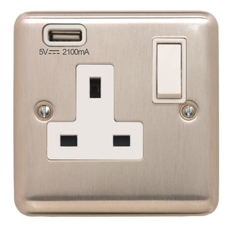 13A USB Socket Outlets | Contactum