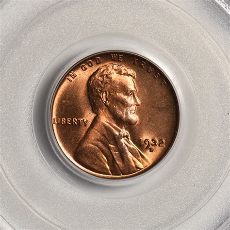 D Lincoln Cent Ms Rd Pcgs Ogh Liberty Coin