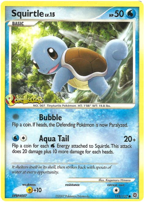 Squirtle Secret Wonders 112 Pokemon Card