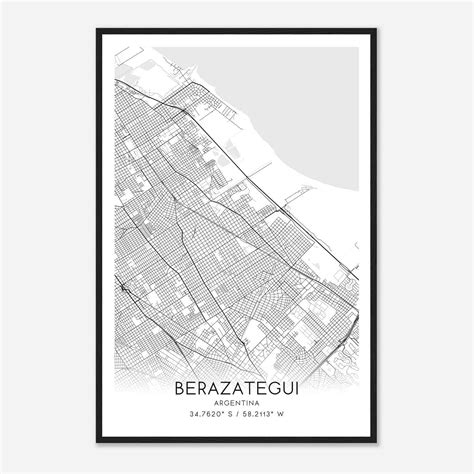 Berazategui Custom Maps Posters