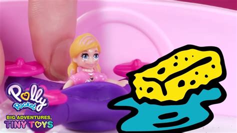 Tiny Tidy Up 💜polly Pocket Toy Play Polly Pocket Youtube