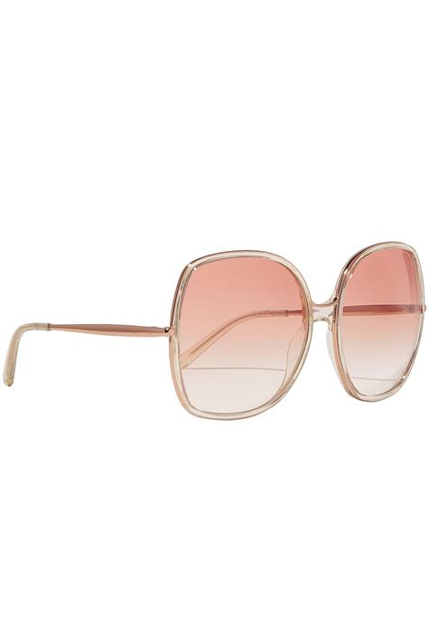 ChloÉ Square Frame Acetate Sunglasses The Outnet