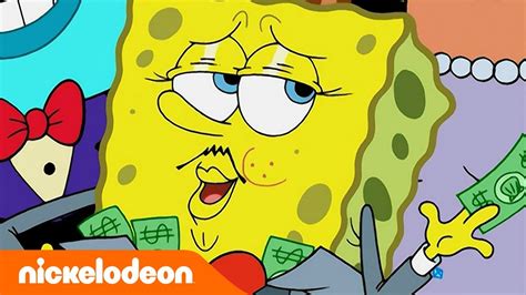 Bob Esponja Bob Esponja se vuelve rico Nickelodeon en Español