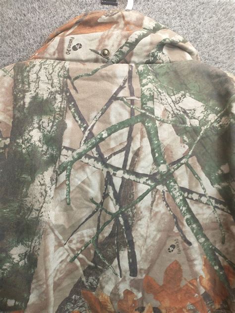 Outfitters Ridge Jacket Mens Large Camo Hunting Fishing Outdoors Fusion