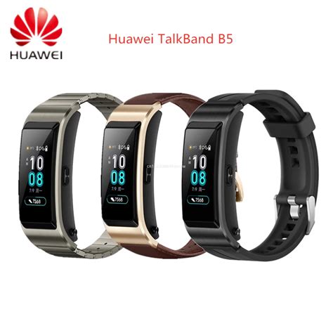 95 New Huawei TalkBand B5 Talk Band Bluetooth Smart Bracelet Wearable