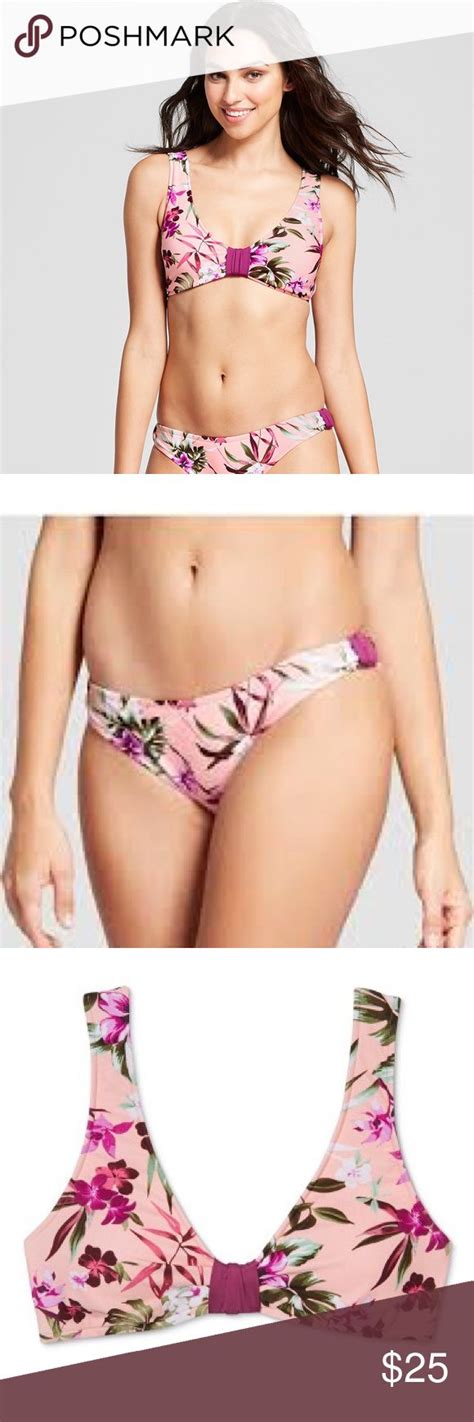 Mossimo Cool Melon Bikini Nwt Sz Xl Bikinis Bikini Floral Prints