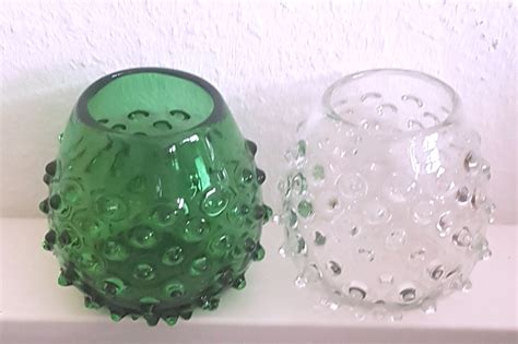 Italienische Empoli Glas Vasen 1970er 2er Set Bei Pamono Kaufen