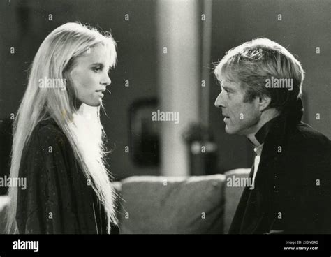 El Actor Estadounidense Robert Redford Y La Actriz Daryl Hannah En La