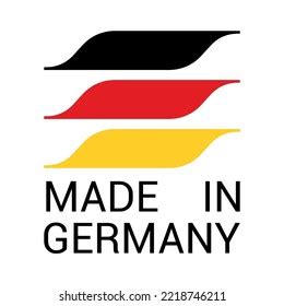 Made Germany German Logo Sticker Stock Vector (Royalty Free) 2218746211 ...