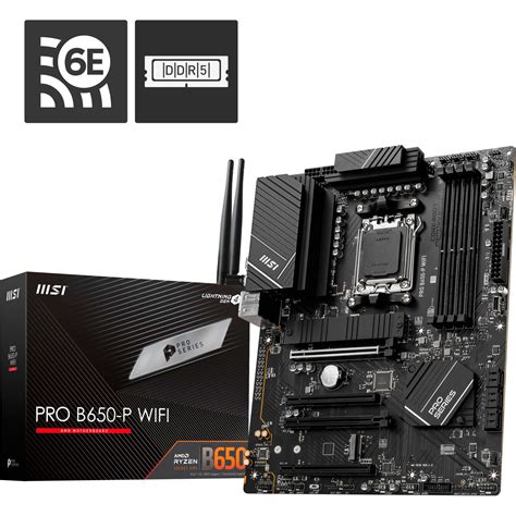 MSI PRO B650 P WIFI Motherboard ATX Socket AM5 AMD B650